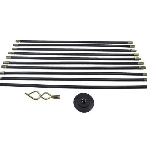 12pce drain rod set - rod, total