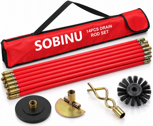 30ft drain rod - rod, set