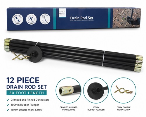 Piece drain rod set - drain,