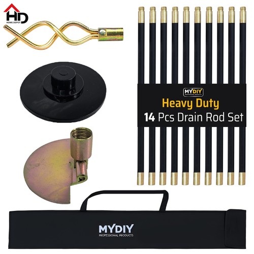 Drain rod set pcs cleaning - rod,