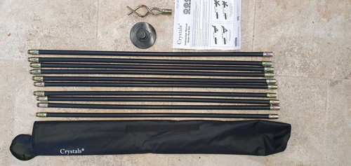 Crystals piece drain rods - crystals, 12-piece
