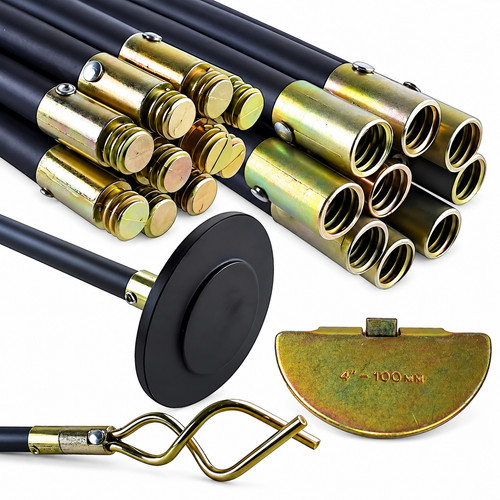 Drain rod set with - drain,