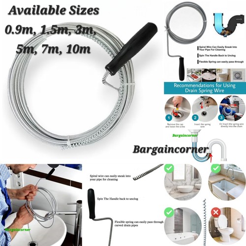 Drain unblocking spring snake - unblocking,