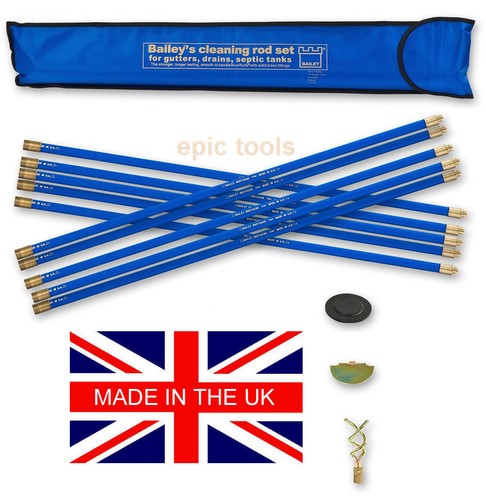Bailey brass drain rods - brass,