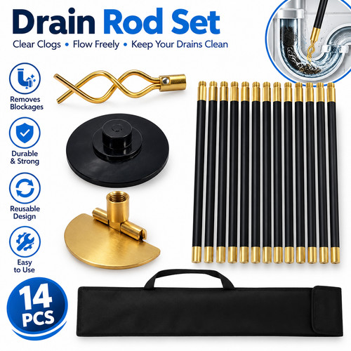 Piece drain rod - rod, set