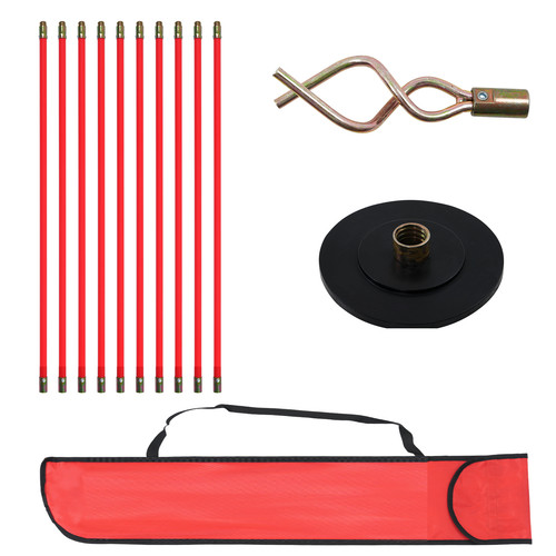 Red drain rod set 14pc - drain,