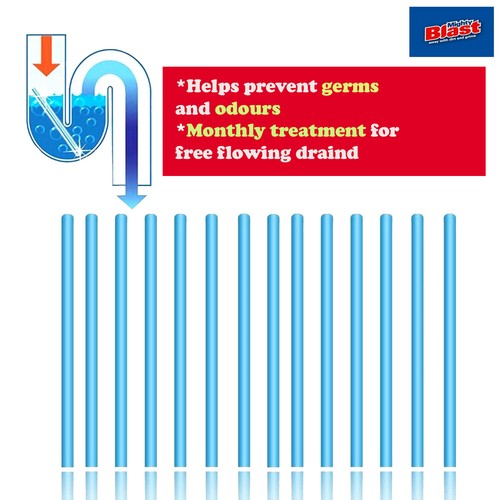Sticks toilet drain - 12,