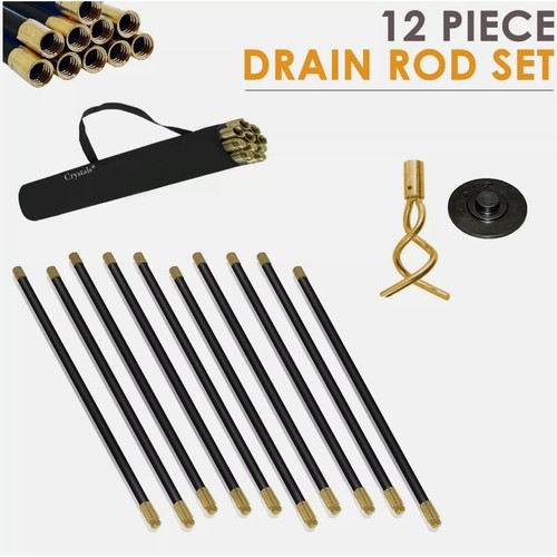 Piece drain rods set 9m - rods,