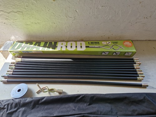 Set brand new drain rods - new,