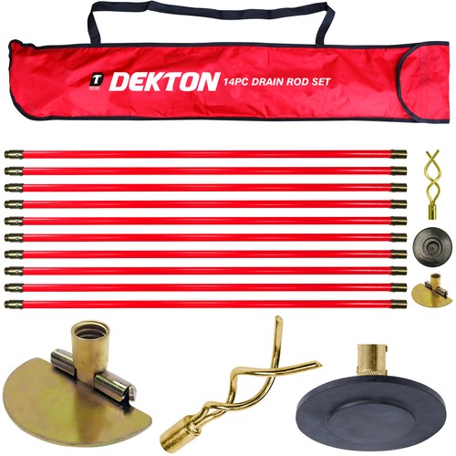 Pro 30ft drain - rod, kit