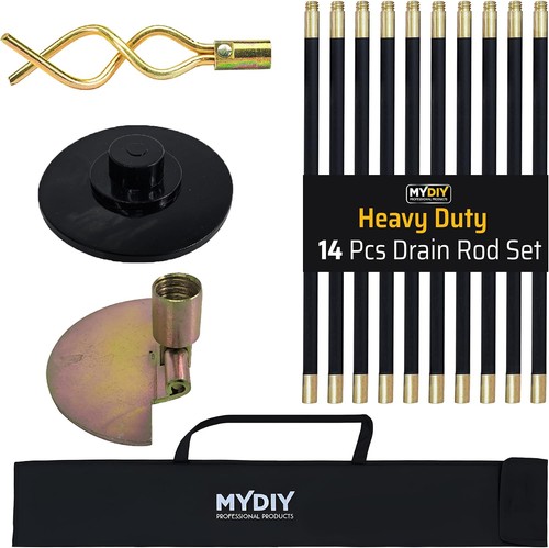 Drain rod set - rod, 31ft