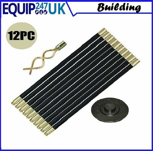 Piece drain rods - 9m, set