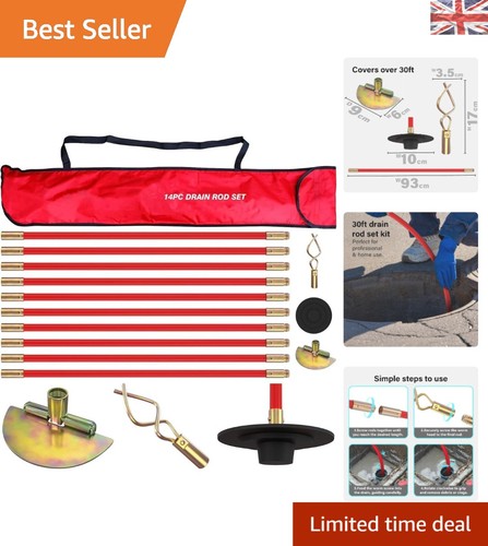 30ft professional drain - professional, rod