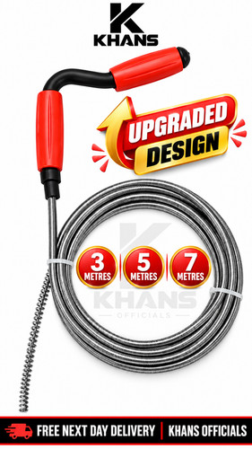 Flexible drain unblocking rods - flexible,