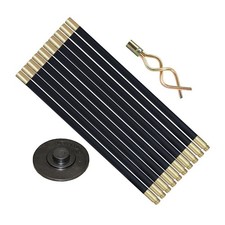 12 Piece Drain Rod Set 9m